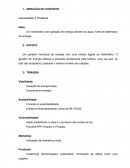 Um hidrômetro com geração de energia através da água, fonte de alternativa de energia.