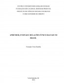 APRENDER, ENSINAR E RELAÇÕES ÉTNICO RACIAIS NO BRASIL