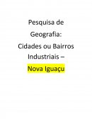 Trabalho de Geografia