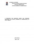 A PERCEPÇÃO DOS DISCENTES ACERCA DAS ATIVIDADES REALIZADAS PELO CENTRO ACADÊMICO DE ADMINISTRAÇÃO DA UFPB - CAMPUS I.