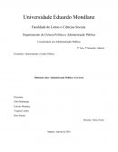 Distinção entre Administração Pública e Governo