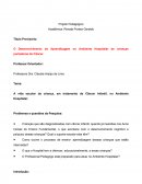 O Desenvolvimento da Aprendizagem no Ambiente Hospitalar de crianças portadoras de Câncer.