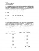 Análise de Investimentos Lista de Juros