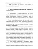 Direito Empresarial Como Defensor da Ordem Economica