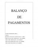 Economia - balanço de pagamentos