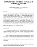 Trabalho acadêmico instrumentos e processos de trabalho do assistente social - CRAS