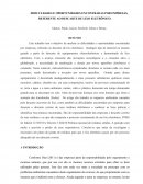 DIFICULDADES E OPORTUNIDADES ENCONTRADAS POR EMPRESAS, REFERENTE AO DESCARTE DE LIXO ELETRÔNICO.