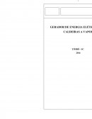 GERADOR DE ENERGIA ELÉTRICA PARA CALDEIRAS A VAPOR