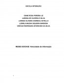 REDES SOCIAIS: Velocidade da informação