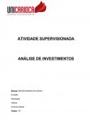 Análise de Investimentos