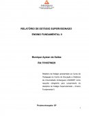 RELATÓRIO DE ESTÁGIO SUPERVISONADO ENSINO FUNDAMENTAL II
