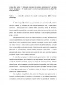 Análise dos textos: “A disfunção estrutural do estado contemporâneo” de Fábio Konder Comparato e “O estado social e a crise do presidencialismo no Brasil” de Paulo Bonavides.