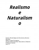 Épocas literárias - Naturalismo e Realismo