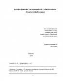 Acordos Bilaterais e o Incremento do Comércio exterior (Brasil e União Europeia)