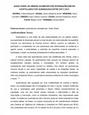 GOIÁS: PERFIL DE GÊNERO ACOMETIDO POR INTERNAÇÕES/ÓBITOS HOSPITALARES POR QUEIMADURAS ENTRE 2007 E 2015.