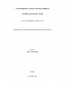 Regulamento para o Funcionamento do Departamento de Auditoria Interna