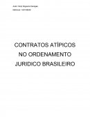 CONTRATOS ATIPICOS NO ORDENAMENTO JURIDICO BRASILEIRO
