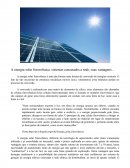 A energia solar fotovoltaica, sistemas conectados a rede, suas vantagens