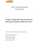 Migração dos servidores Web para Amazon Web Services