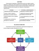 Auditorias, Balanced Scorecard e Benchmarking