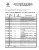 CRONOGRAMA DE CARGA HORÁRIA DE ESTÁGIO CURRICULAR SUPERVISIONADO
