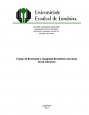 A Geografia economica