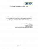 LEVANTAMENTO ESTATÍSTICO SOBRE COMO É DIVIDIDO O TEMPO DO ALUNO ENTRE INTERNET E ESTUDO.