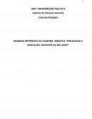 RESENHA REFERENTE AO CADERNO TEMÁTICO “PSICOLOGIA E EDUCAÇÃO: DESAFIOS DA INCLUSÃO”