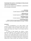 Caracterização físico-química e microbiológica da linhaça dourada e marrom (Linum Usitatissimum L.)