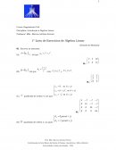 Introdução à Álgebra Linear