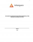 APLICAÇÃO DE BIODIGESTOR EM PRÉDIO RESIDENCIAL PARA GERAÇÃO DE ENERGIA ELÉTRICA
