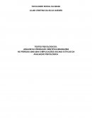 ANÁLISE DA PRODUÇÃO CIENTÍFICA BRASILEIRA NO PERÍODO 2000-2004 E IMPLICAÇÕES SOCIAIS E ÉTICAS DA AVALIAÇÃO PSICOLÓGICA