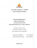 TECNOLOGIAS DE GESTÃO RESPONSABILIDADE SOCIAL E MEIO AMBIENTE