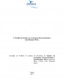 Portfólio de Estudos em crescimento, Desenvolvimento e Aprendizagem Motor.