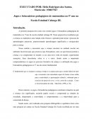 Jogos e brincadeiras pedagógicos de matemática no 5° ano na Escola Estadual Calunga III.