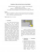 Trajetória e Fluxo de Jato Através de um Orifício