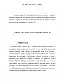 Análise de Propriedade Industrial, com Conceitos e requisitos a respeito da proteção pelo direito industrial