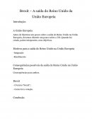 Brexit – A saída do Reino Unido da União Europeia