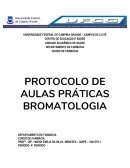 PROTOCOLO DE AULAS PRÁTICAS BROMATOLOGIA