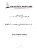 DETERMINAÇÃO DA ABSORÇÃO DE ÁGUA NA TELHA CERÂMICA e DETERMINAÇÃO DE RESISTÊNCIA À FLEXÃO DA TELHA CERÂMICA