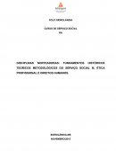 FUNDAMENTOS HISTÓRICOS TEORICOS METODOLÓGICOS DO SERVIÇO SOCIAL III, ÉTICA PROFISSIONAL E DIREITOS HUMANOS.