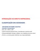 INTRODUÇÃO AO DIREITO MPRESARIAL