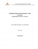 Atividades Práticas Supervisionadas ATPS - Ciências Contábeis