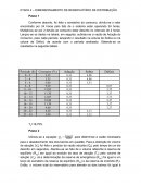 DIMENSIONAMENTO DE RESERVATÓRIO DE DISTRIBUIÇÃO