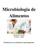A Microbiologia de Alimentos