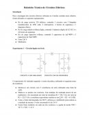 Relatorio Pratico - Eletricidade Aplicada