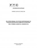 RELATÓRIO SEMANAL DO ESTÁGIO SUPERVISIONADO DE NUTRIÇÃO EM EDUCAÇÃO ALIMENTAR E NUTRICIONAL