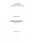 Exercício do Gerência de Projeto