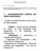 Ação de Consignação em pagamento