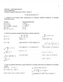 Equações Diferenciais e Séries / Cálculo III